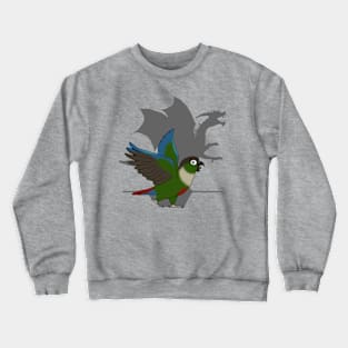 Green Cheekd Conure dragon shadow Crewneck Sweatshirt